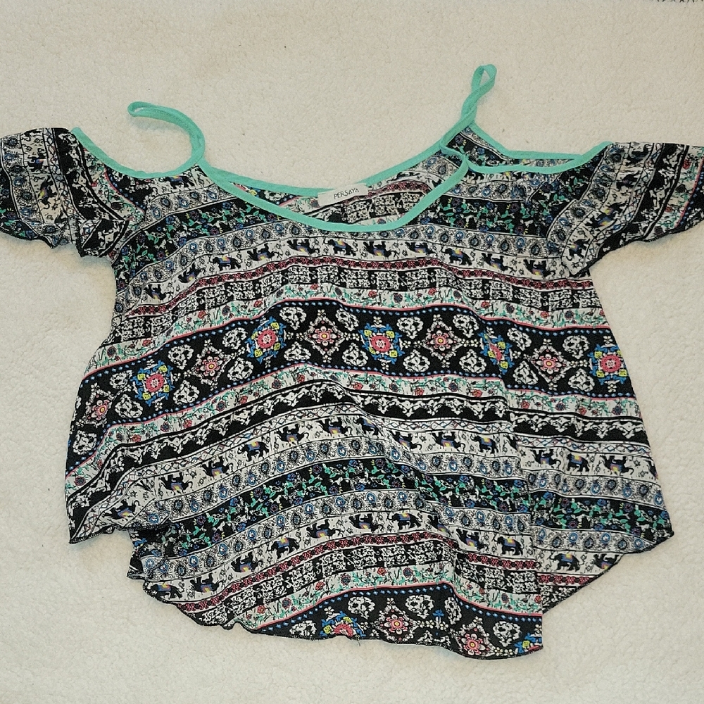 Trendy Patterned Women's Top